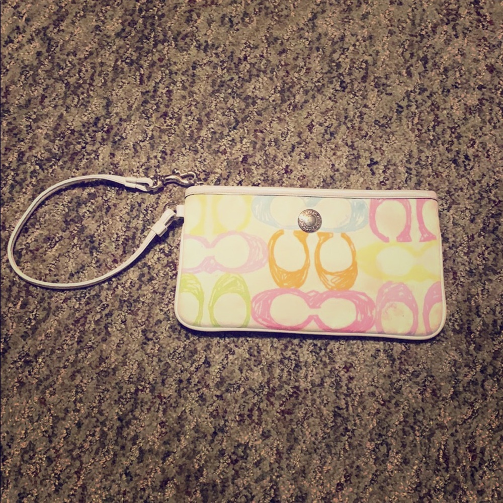 Authentic COACH wristlet